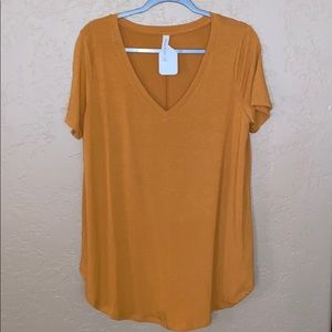 Rust V-neck Tunic